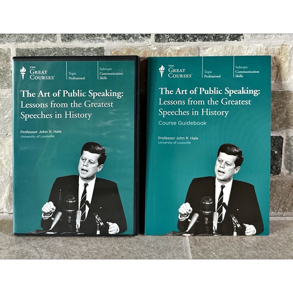 The Great Courses: The Art of Public Speaking 2 DVD w/ 1 Guidebook